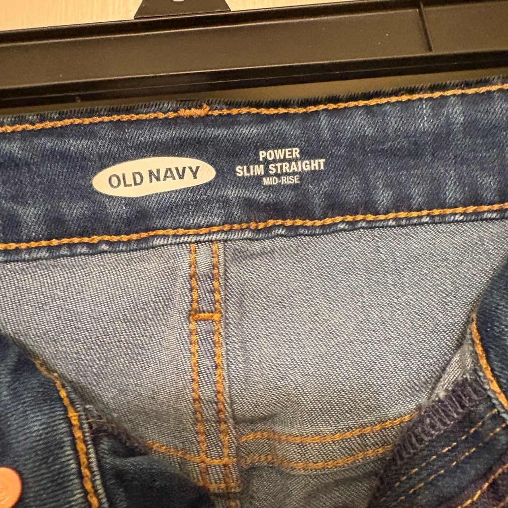 Old Navy Power Slim Straight Jeans - Picture 4 of 5